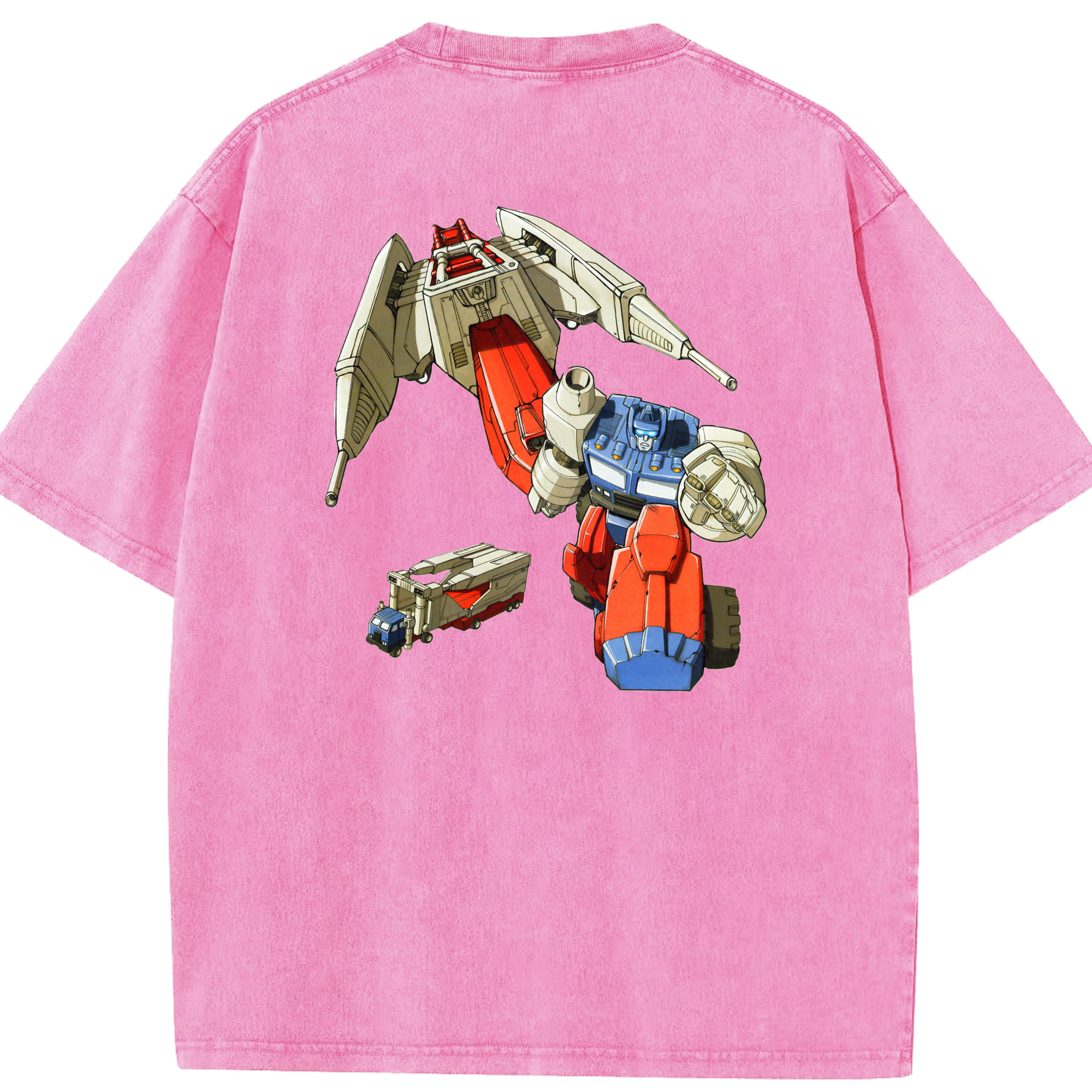 （画像用）  綿100% ヴィンテージ風 半袖Tシャツ（背面プリント）